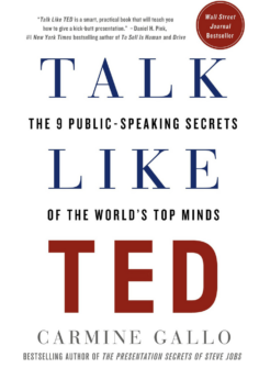 Cover of Carmine Gallo's Talk Like TED - Public Speaking Book #6