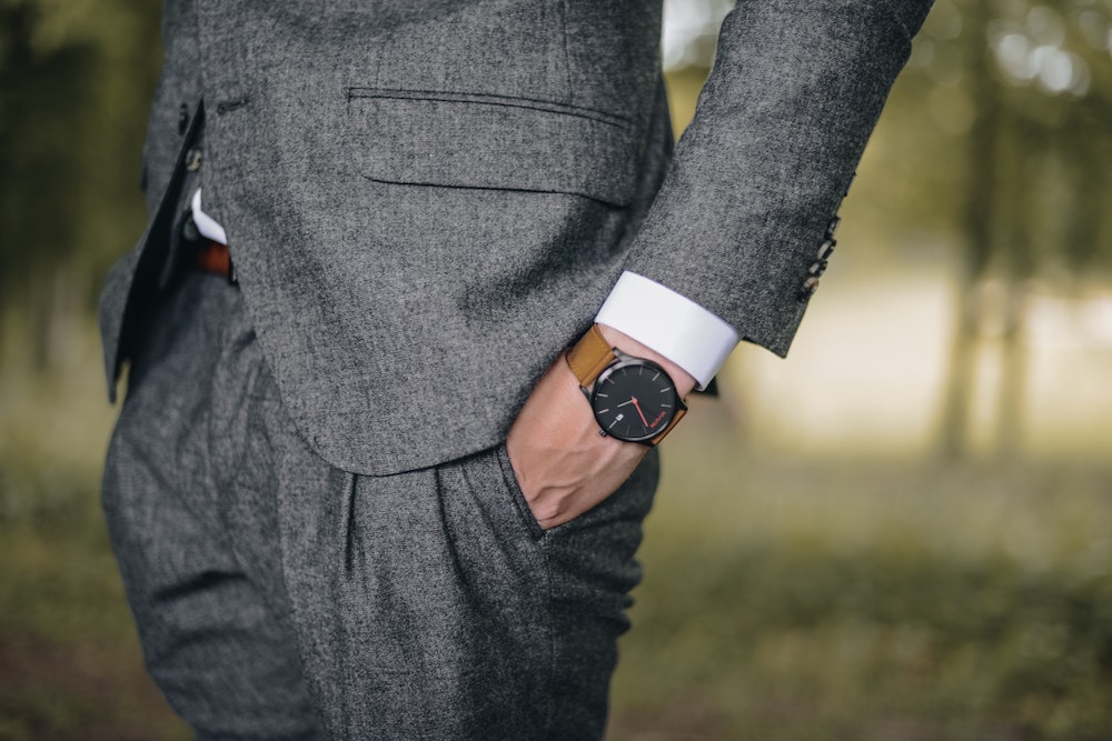 Man in a suit with executive presence